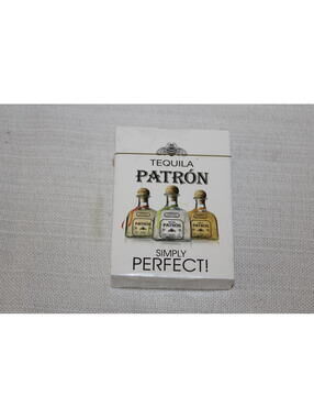 NEW Patron Tequila Playing Cards Factory Sealed Bar Collectible